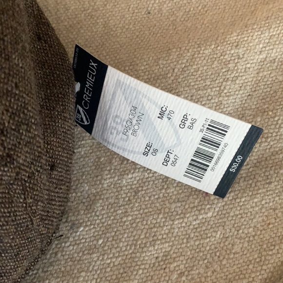 cremieux hat brown tweed size fall winter - Picture 3 of 6